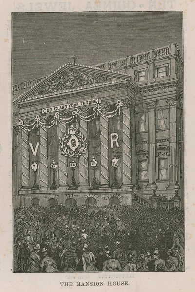 Belysninger som pryder Mansion House av English School