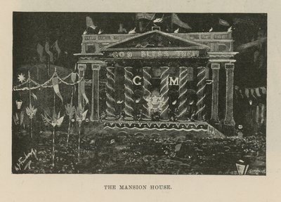 Belysninger og dekorasjoner pryder Mansion House av English School