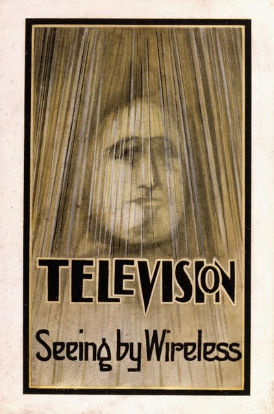 Illustrert smussomslag for den første utgaven av "Television, 1926 av English School