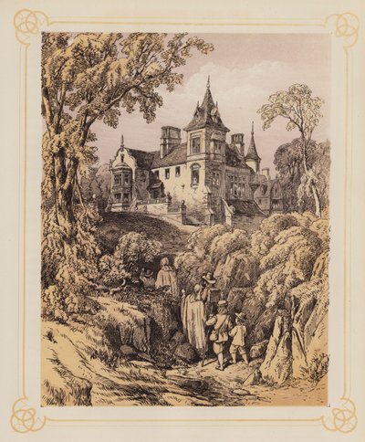 Illustrasjon til Bunyans Pilegrimsreise (lito) av English School