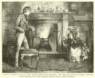Illustrasjon for David Copperfield (gravering) av English School