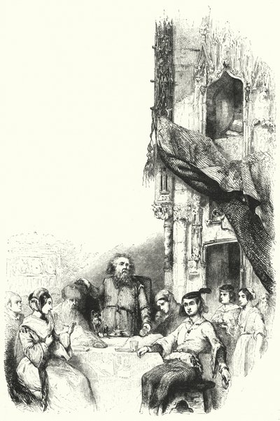 Illustrasjon for operaen La Juive av Fromental Halevy (gravering) av English School