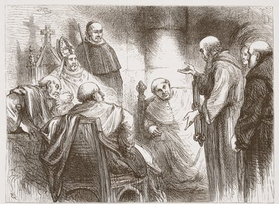 Illustrasjon fra The History of Protestantism av James Aitken Wylie (1808-1890), pub. 1878 av English School