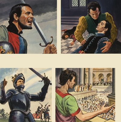 Bilder fra Shakespeare av English School