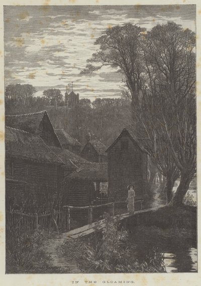 In the Gloaming (gravering) av English School