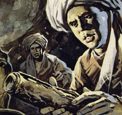 In den Krügen waren Papyrusrollen von English School