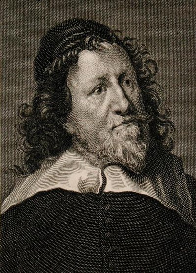 Inigo Jones (1573-1652) (gravering) av English School