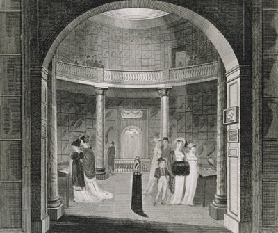 Innvendig utsikt over Leverian-museet, 1806 av English School