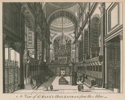 Interiøret i St Pauls Cathedral av English School