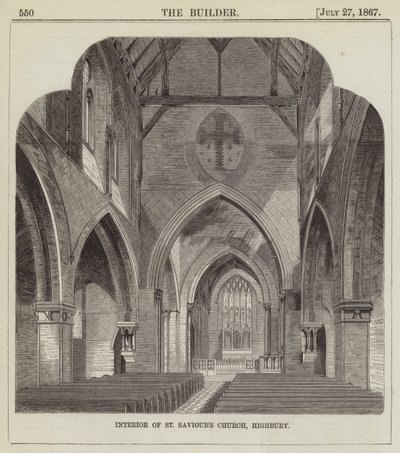 Interiør av St Saviour