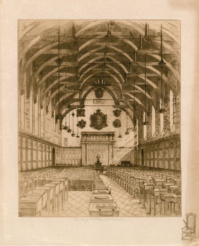 Interiøret til Westminster School av English School
