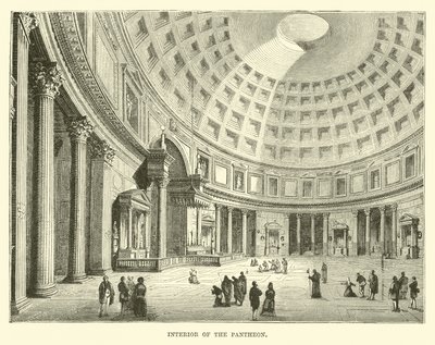 Interiøret i Pantheon av English School