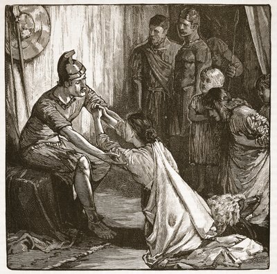 Intervju mellom Coriolanus og hans kone og mor av English School