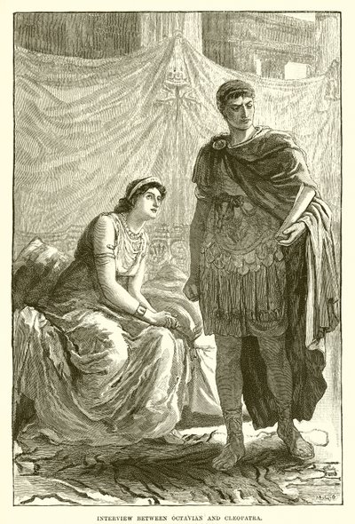 Intervju mellom Octavian og Cleopatra av English School