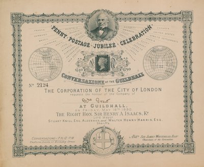 Invitasjon til Penny Portos jubileumsfeiring av English School