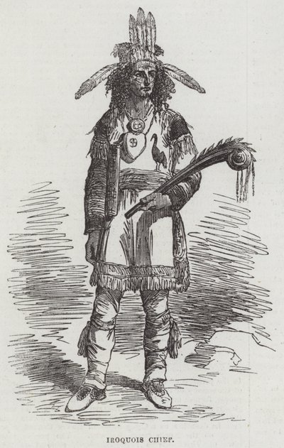 Iroquois Chief (gravering) av English School