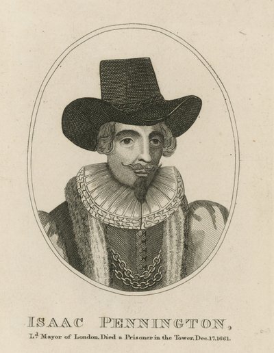 Isaac Pennington, Lord Mayor of London av English School