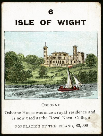 Isle of Wight (farge litho) av English School