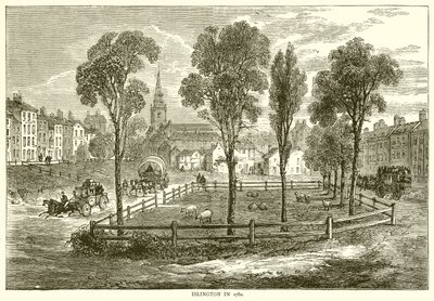 Islington i 1780 av English School