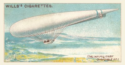 Italian Military Dirigible No 1 (chromolitho) av English School