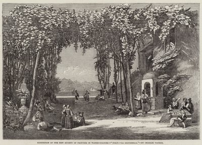 Italia, La Saltarella (gravering) av English School