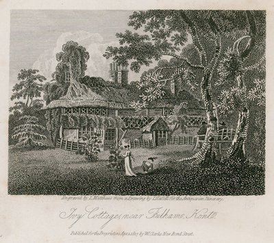 Ivy Cottage, nær Fulham, Kent av English School