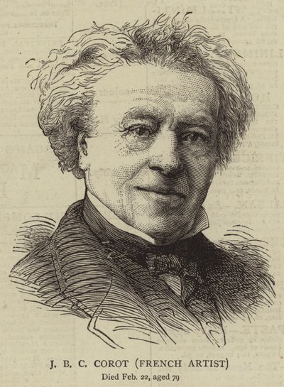 JBC Corot, fransk kunstner (gravering) av English School