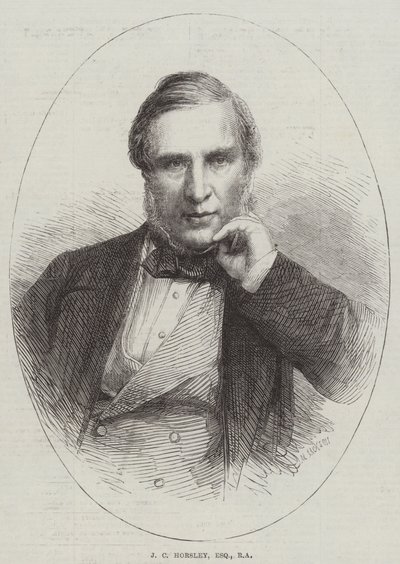 JC Horsley, Esquire, RA (gravering) av English School