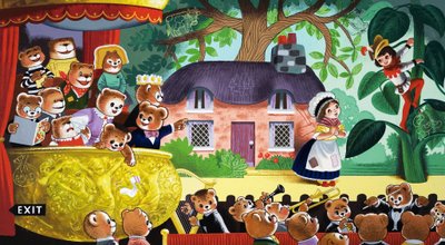 Jack and the Beanstalk blir overvåket av teddybjørner av English School