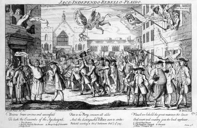 Jaco-Independo-Rebello-Plaido, etter Henry Fielding, 1747 av English School