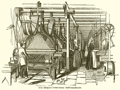 Jacquard Power-Looms: Stuff-Manufacture av English School