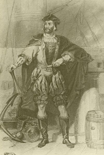 Jacques Cartier (1494–1557, fransk oppdagelsesreisende av English School