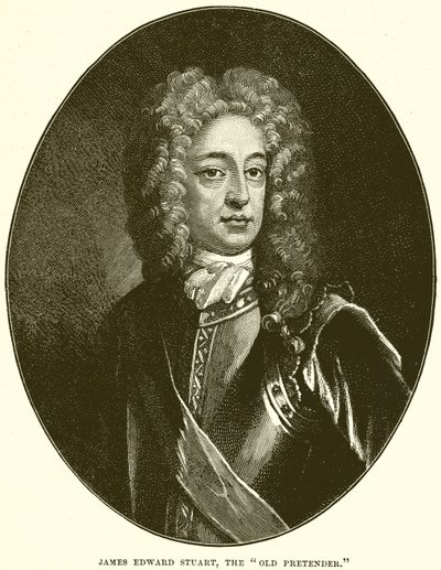 James Edward Stuart, den gamle pretenderen. av English School