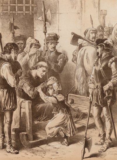 James Fenn, «Det var et rørende skue» (lito) av English School