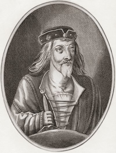 James I, kongen av skottene av English School