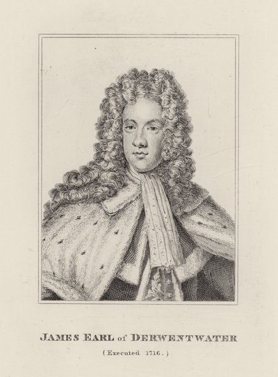James Radcliffe, jarl av Derwentwater (gravering) av English School