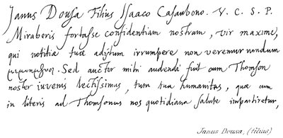 Janus Dousa (sønn) av English School