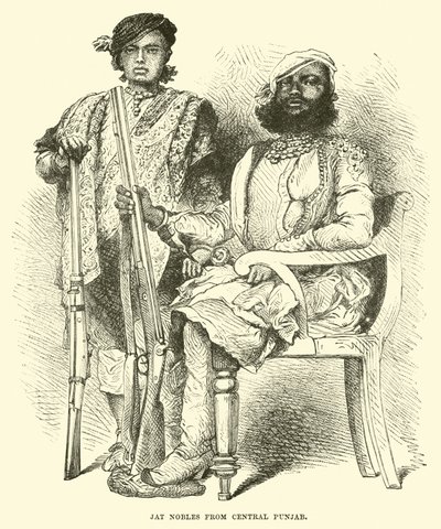 Jat Nobles fra Central Punjab av English School