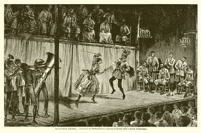 Javanesisk drama.--Theater of Moros-Moros av English School