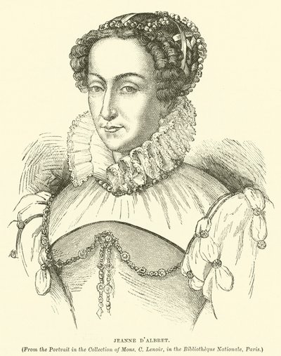 Joan of Albret (gravering) av English School