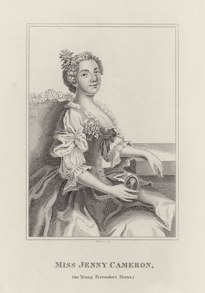 Jenny Cameron, Flora Macdonald (gravering) av English School