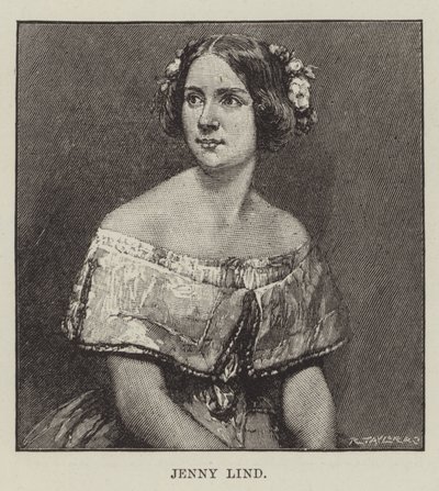 Jenny Lind (gravering) av English School