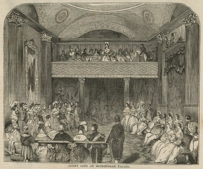 Jenny Lind på Buckingham Palace av English School