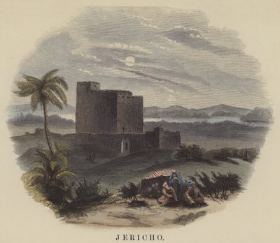 Jericho (farget gravering) av English School