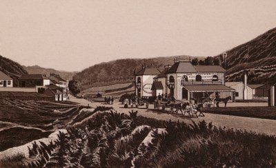 Jersey, Kanaløyene: Greve de Lecq (litho) av English School