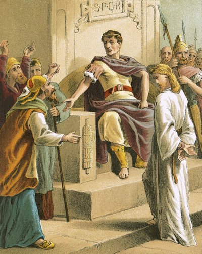 Jesus foran Pilatus av English School