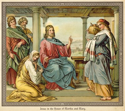 Jesus i huset til Marta og Maria av English School