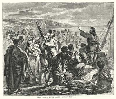 Jesus underviser ved havet, Matteus XIII av English School