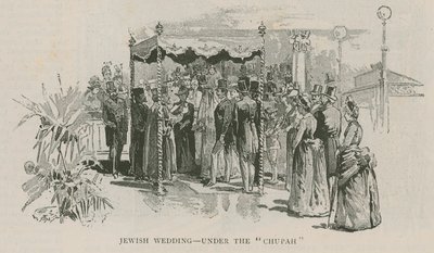 Jødisk bryllup - under Chupah av English School