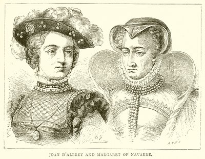 Joan DAlbret og Margaret av Navarre av English School
